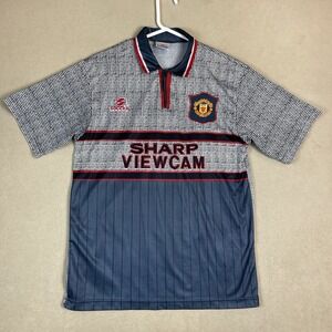 Soccer Jersey Adult XL Manchester United 1995 96 Football Shirt Mens‎